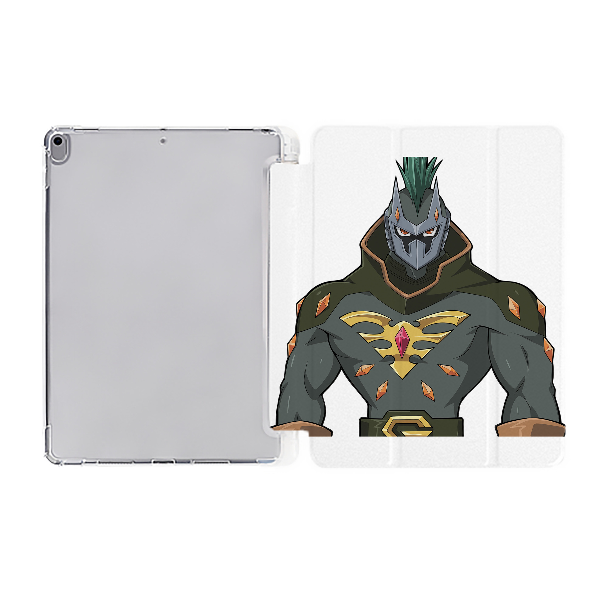 （画像用） 遊☆戯☆王 Yu-Gi-Oh! IPad ケース ペン収納付き 三つ折りスタンド PUレザー×シリコン 対応機種9.5/10.5/10.9インチ
